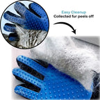 FuloraScrub™ Silicone Pet Grooming Gloves