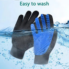 FuloraScrub™ Silicone Pet Grooming Gloves
