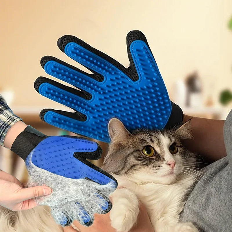 FuloraScrub™ Silicone Pet Grooming Gloves